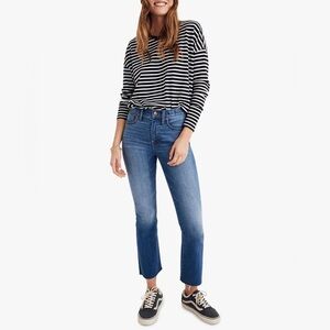 Madewell Cali Demi-Boot Jeans in Kemper Wash: Back-Seam Edition Size 26